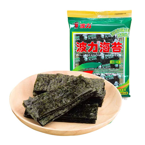 波力海苔原味6g调味紫菜