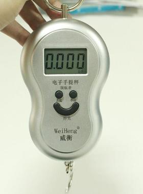 包邮威衡中文手提称弹簧秤吊钩秤45KG/10G便携挂秤电子秤葫芦秤