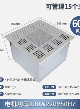 吊顶式空气自净器净化高效过滤器无菌实验室工业FFU风机无尘车间