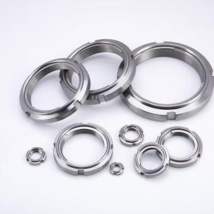 螺母锁紧圆螺母M55 M100开槽轴承锁紧精密全金属圆螺母