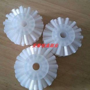 工业毛刷辊滚筒刷清洗尼龙丝刷除尘空心毛刷轮圆形圆柱刷