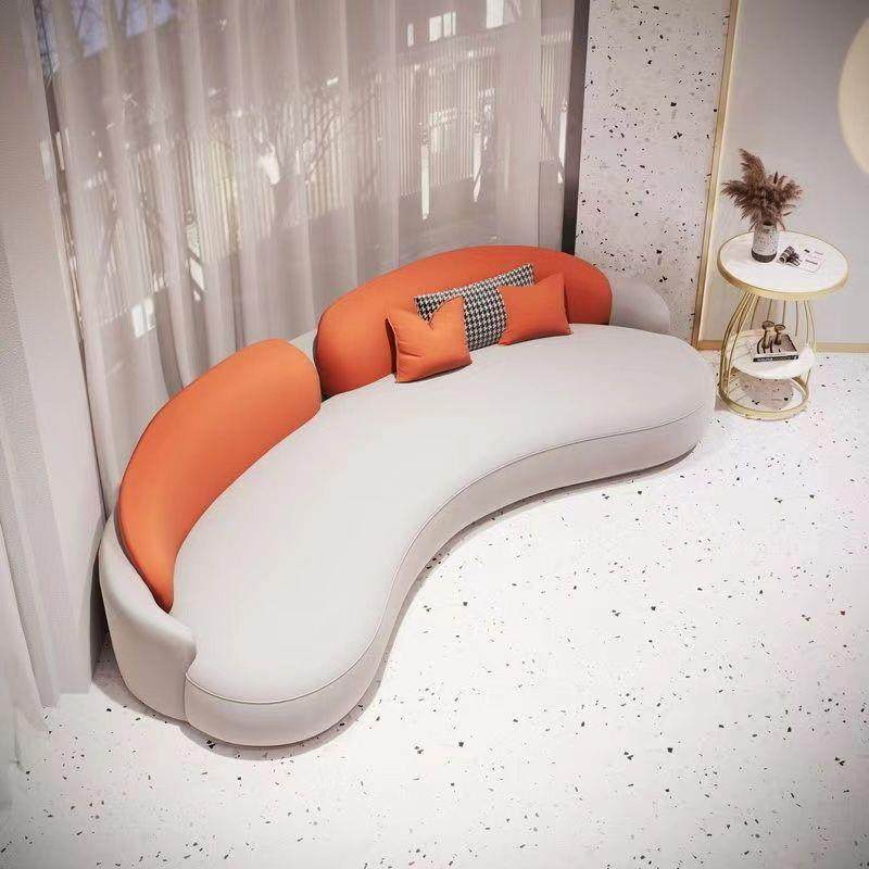 网红弧形沙发轻奢美容院服装店美容店创意简约客厅小户型其它,住宅家具,布艺沙发,淘宝优惠券,粉丝福利购,淘宝优惠卷