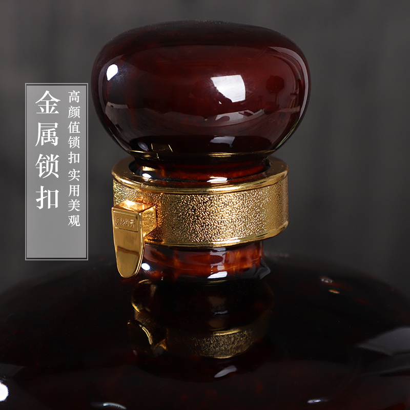 加厚封坛老酒瓶1斤/2斤3斤/5斤/10斤装陶瓷仿古土坛子高档小酒壶