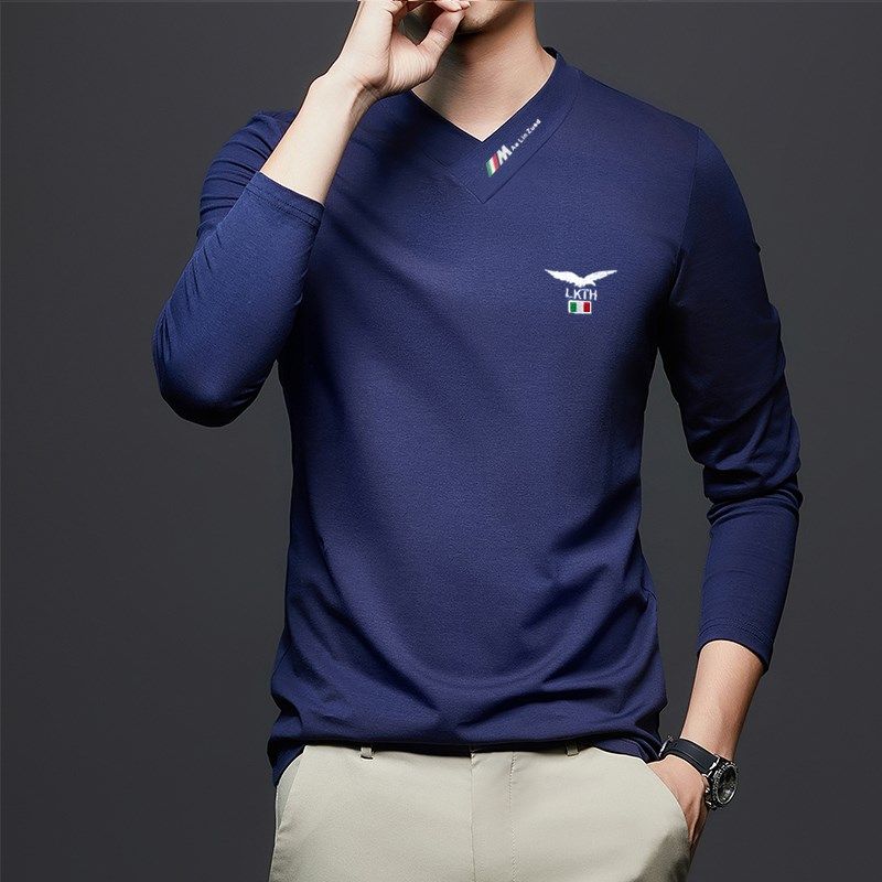 爸爸春装上衣服长袖t恤中年男士秋季薄款男装中老年人爷爷打底衫,男装,中老年上装,淘宝优惠券,粉丝福利购,淘宝优惠卷