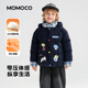 儿童保暖加厚可爱连帽 新款 MOMOCO 玛米玛卡男童棉服外套2026冬季