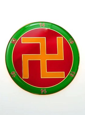 万字13符14 19数字贴九宫易学八公分黄铜房屋缺角补角贴13万字牌