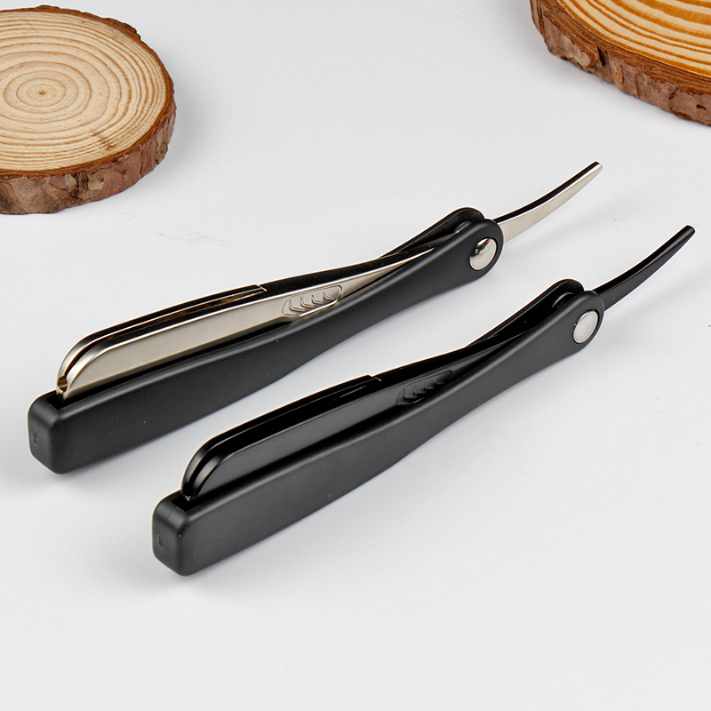 安全刃刮胡刀手动男修面刀架防刮伤剃须刀网格刀片修眉刀老式剃刀