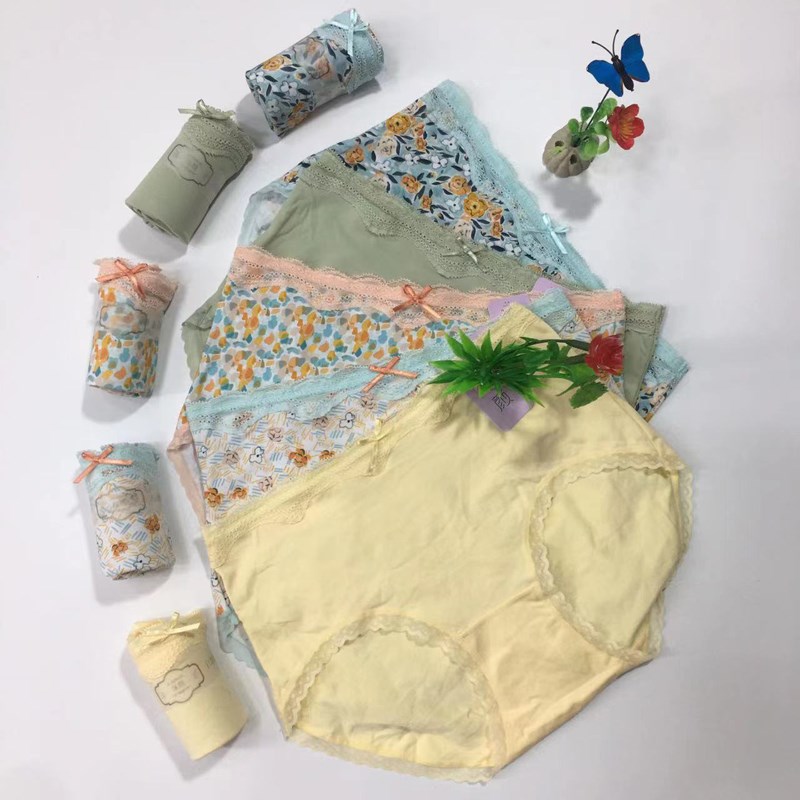 蝶家花颜系5条礼盒装性感女士内裤5条和25条礼盒装F0055A/F0055B