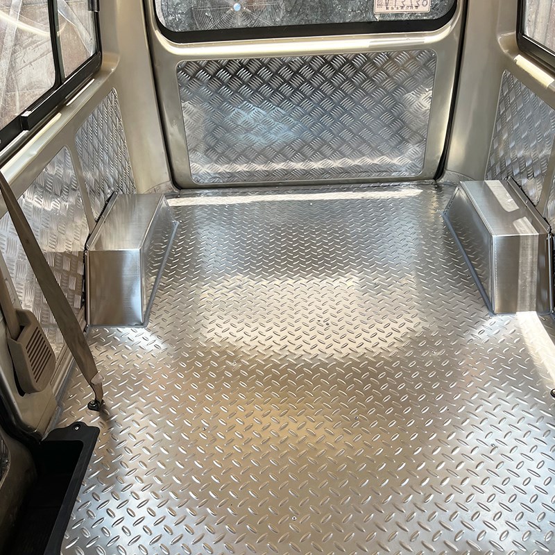 东风小康c35/ec36/c37/风光380不锈钢铝合金地板车厢内饰地板胶垫