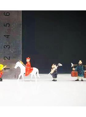 创意树脂工艺品摆件西游记师徒奇石假山盆景沙盘景观家居复古装饰