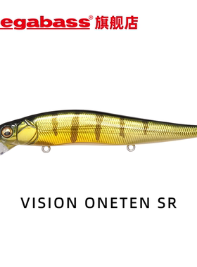 Megabass VISION ONETEN SR路亚饵米诺浅层抽停远投鲈鱼翘嘴假饵