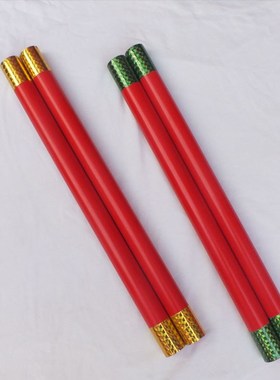 英歌舞槌棍红色喷漆潮汕英歌棒成人儿童舞蹈表演木棍棒尺寸定制做