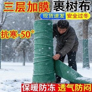 包树布裹树布树干保温棉防寒不织布布防冻冬天保湿园林树木防寒保