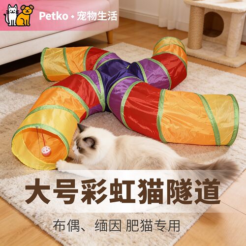 猫隧道新款布偶缅因大号