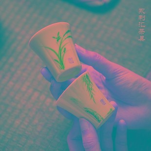 手绘青花陶瓷茶杯小号功夫茶具单个茶道品茗杯子单杯主人杯日式