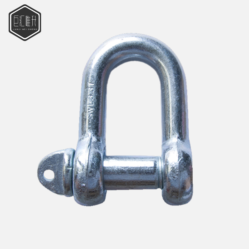 起重国标重型卸扣U型吊环卡扣锁扣D形卡环吊装工具连接扣20TM8M14