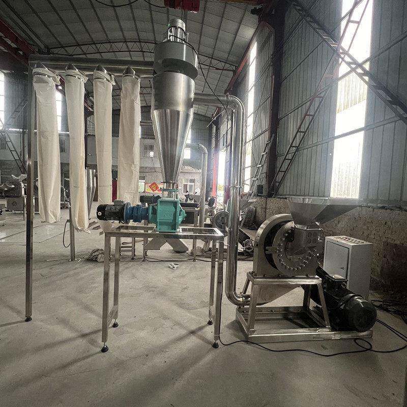 制大型双除尘300型号4不锈糖钢粉机调料齿盘粉碎机辣椒定白碎玉米