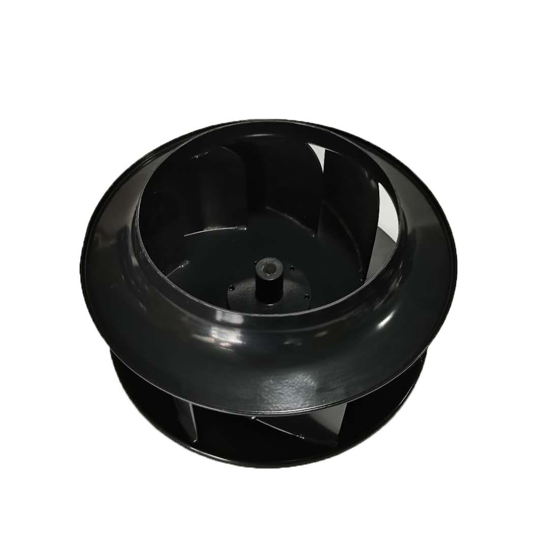 厂家直销高品质外转子铝合金焊接叶轮风扇空调排风式离心风机叶轮