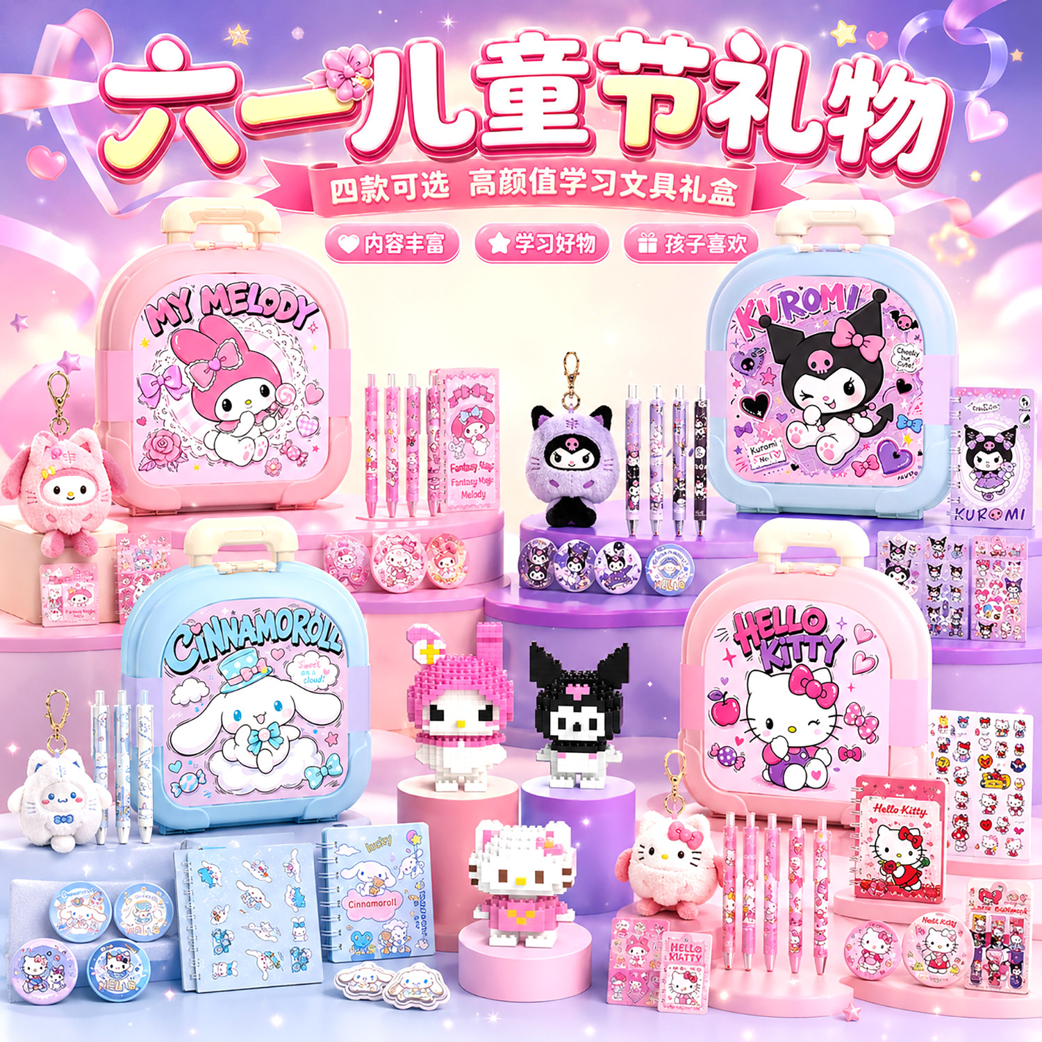 十岁女孩生日伴手礼玩具礼盒三丽鸥大礼包六一儿童节礼物奖励女童
