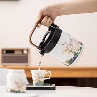 陶瓷内胆泡茶白大师家用保温高端专用壶 一哉老白茶焖茶壶闷泡新款