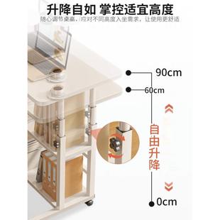 直销升降桌子可移动床边桌电脑桌家用卧室书桌宿舍懒人简易学生写