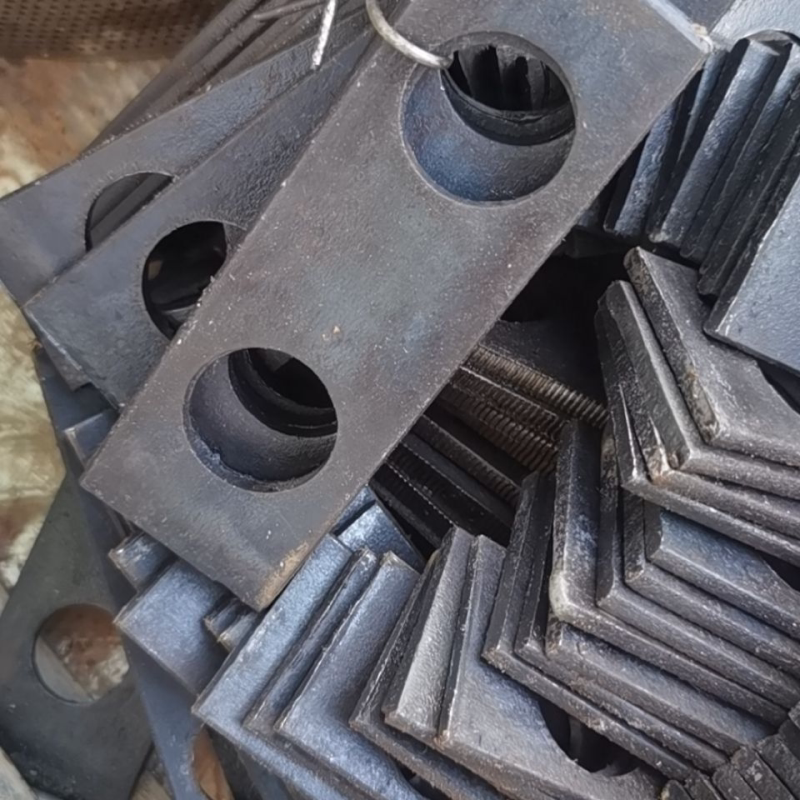 40型锤片500型锤片粉碎机甩片饲料搅拌机加厚耐磨锰钢锤片可定制