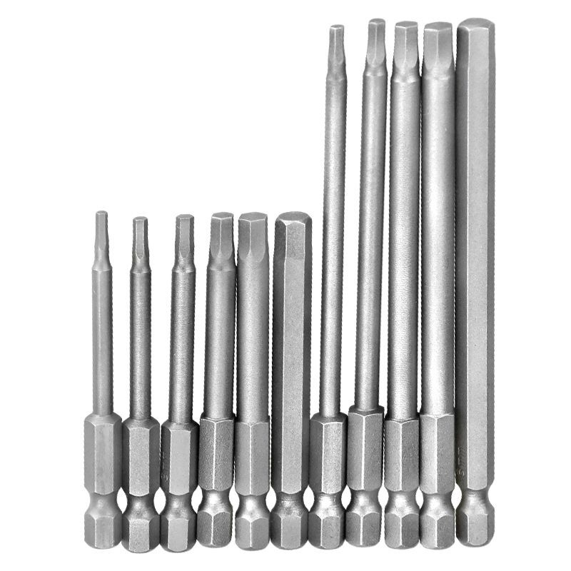 手电钻手枪钻内六角电动大全螺丝刀头批头套装转头工具手电6角h5