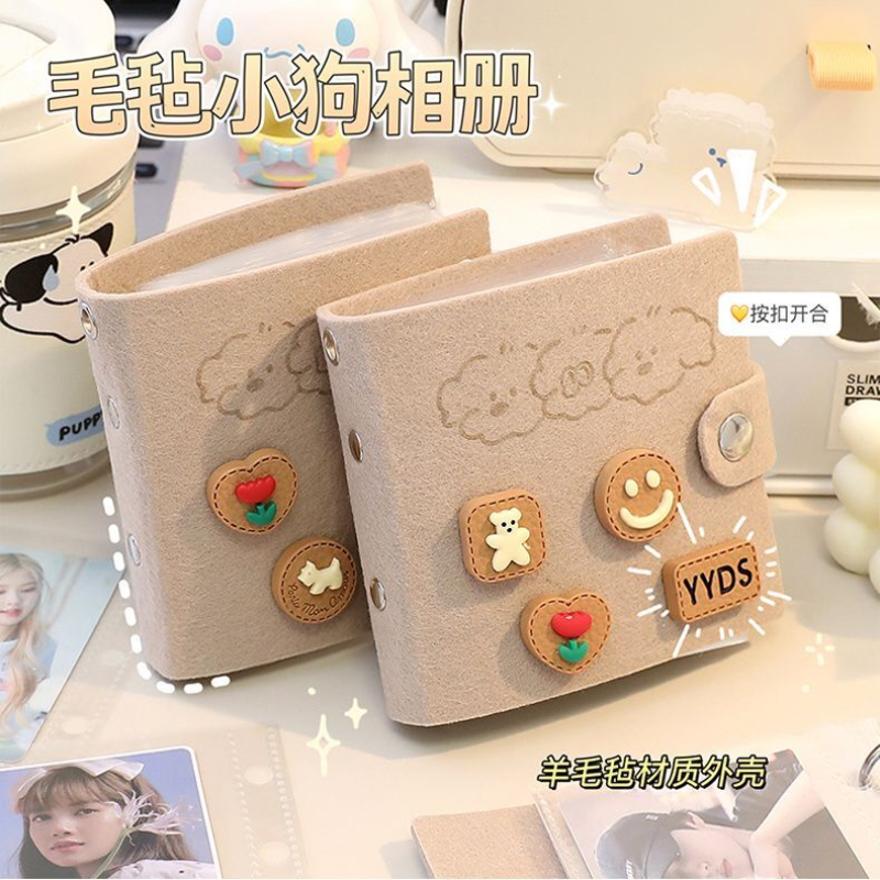 卡通可爱三寸相册拍立得迷你卡册纪念册小卡片收纳册活页一宫格