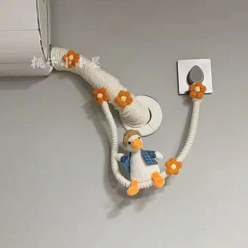 客厅空调管子装饰遮挡美化麻绳线包水管暖气管道燃气管子遮丑神器