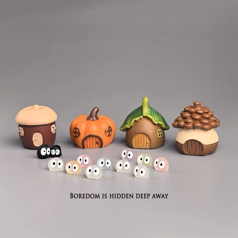 无聊系小景观可爱治愈创意电脑桌面日式工位办公桌小摆件装饰品