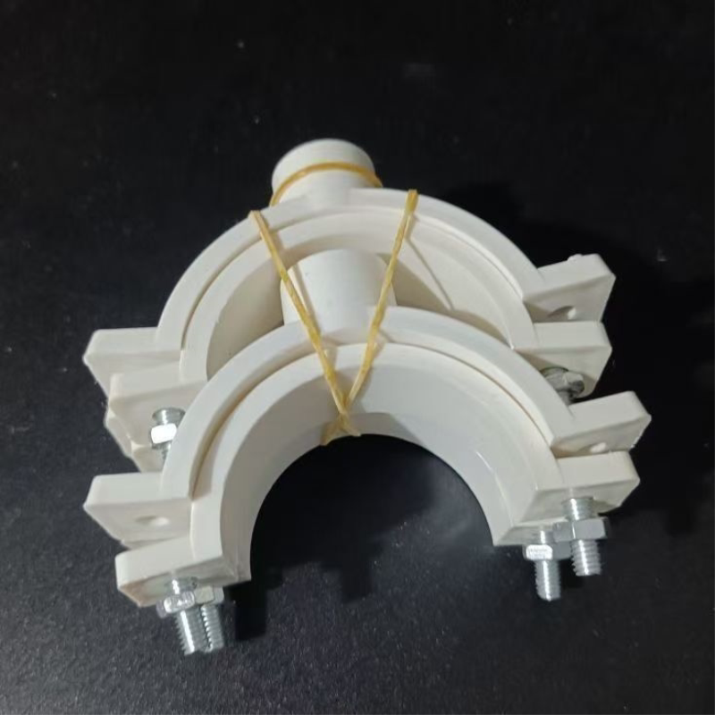 50 75 110 PVC吊卡排卡座管卡钉子管卡膨胀螺丝管卡固定配件墙上