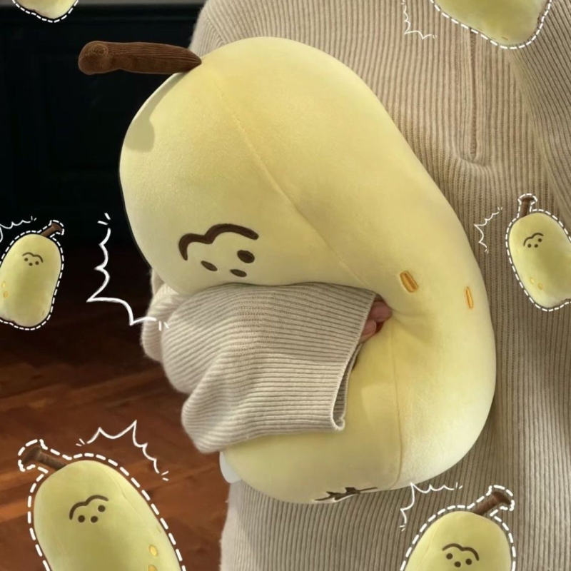 可爱鸭梨山大毛绒玩具公仔卧室创意娃娃玩偶沙发靠垫生日礼物女生