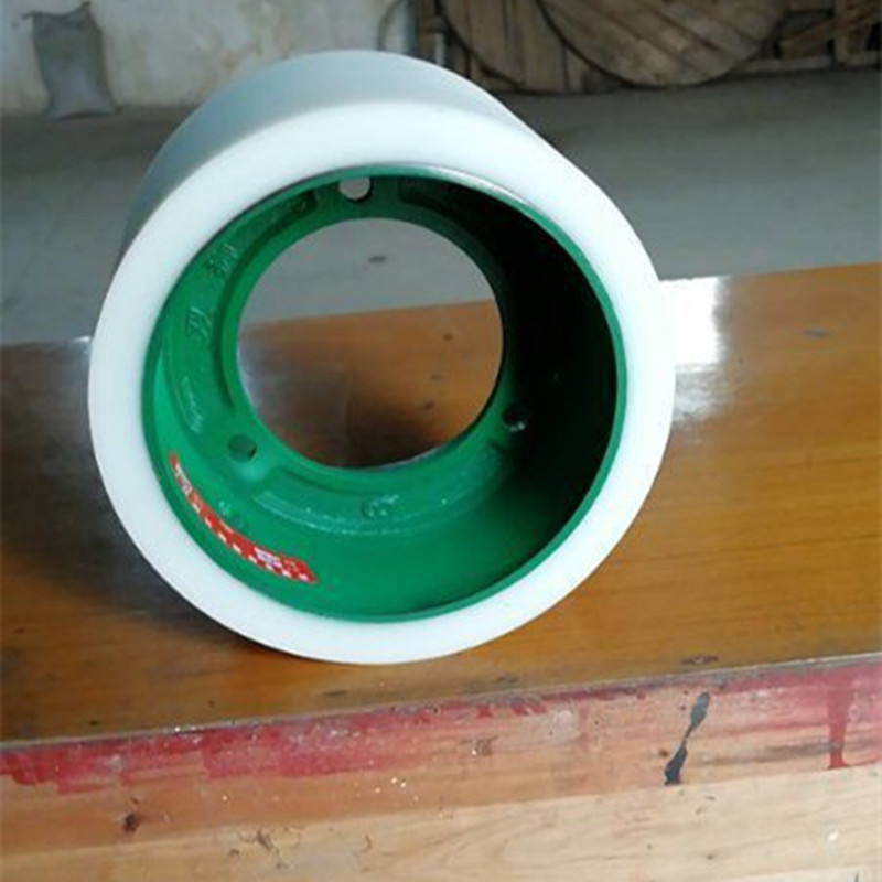 6寸152*224白色聚氨脂砻谷机胶辊/橡胶辊打米机专用砻谷胶辊胶轮