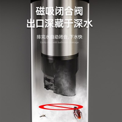 地漏加长下水道断层防返臭神器不锈钢加厚延长管道卫生间厕所通用