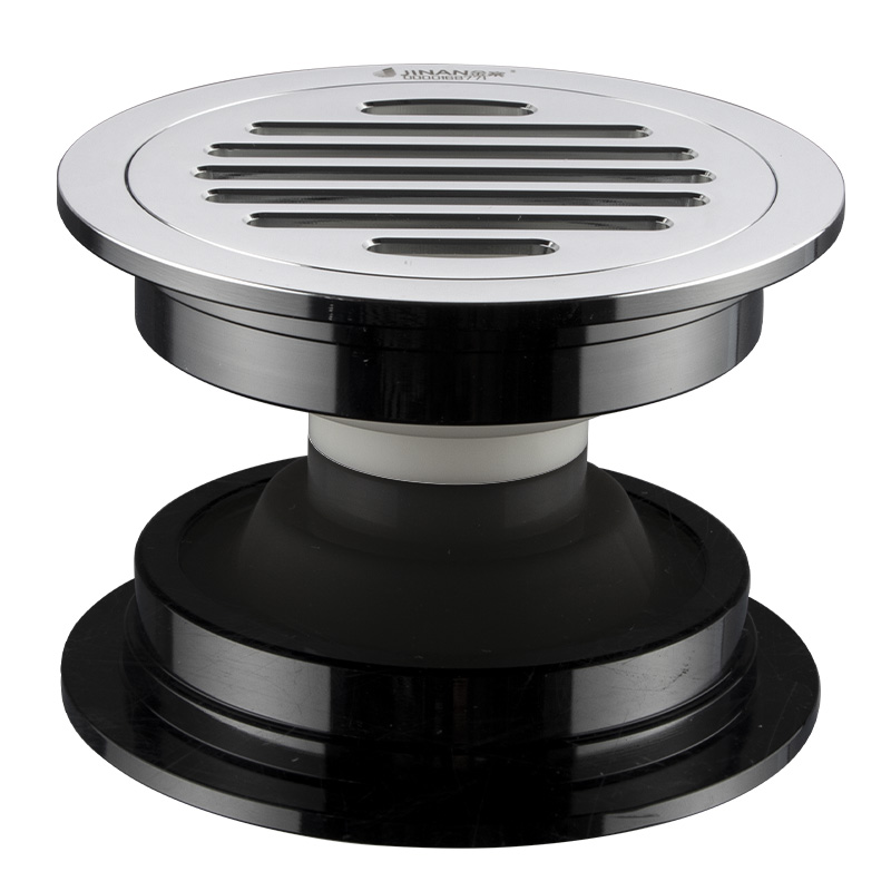 老式圆形地漏厨房卫生间下水道PVC防臭芯盖10cm旧地漏改装器改造