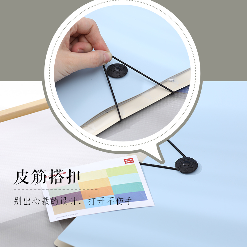风琴包学生大容量搭扣手风琴文件夹手提试卷收纳袋票据文件袋资料