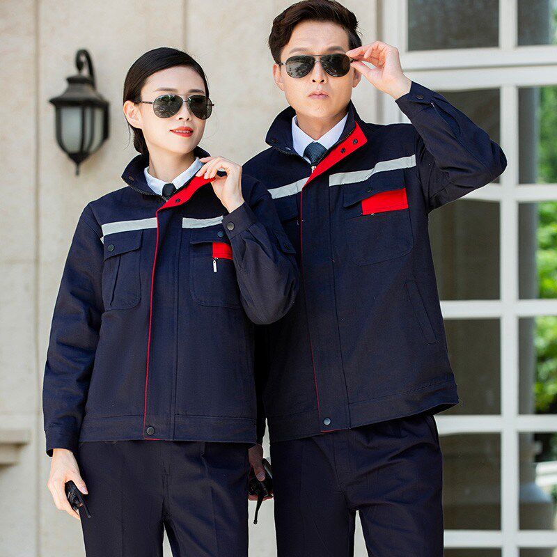 工作服男劳保服耐磨耐脏劳动工地电焊工外套工厂车间工装套装定制