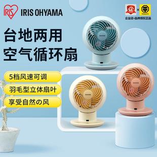 遥控对流扇小型台扇爱丽丝 爱丽思空气循环扇家用大风力电风扇台式