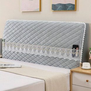 床头套罩2024新款高端大气软包床头遮丑神器加厚全包床头罩公主风