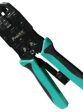 台湾宝工CP-200R/376K网线电话网络压线钳AMP专业网路棘轮压接钳