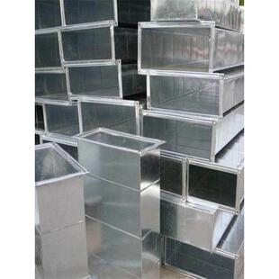 定制通风管道镀锌白铁皮新风空调排烟风管净化除尘风道超画算