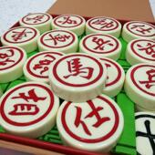 中国象棋小号中号大号光滑无裂痕密胺材质树脂象棋麻将料象棋棋盘