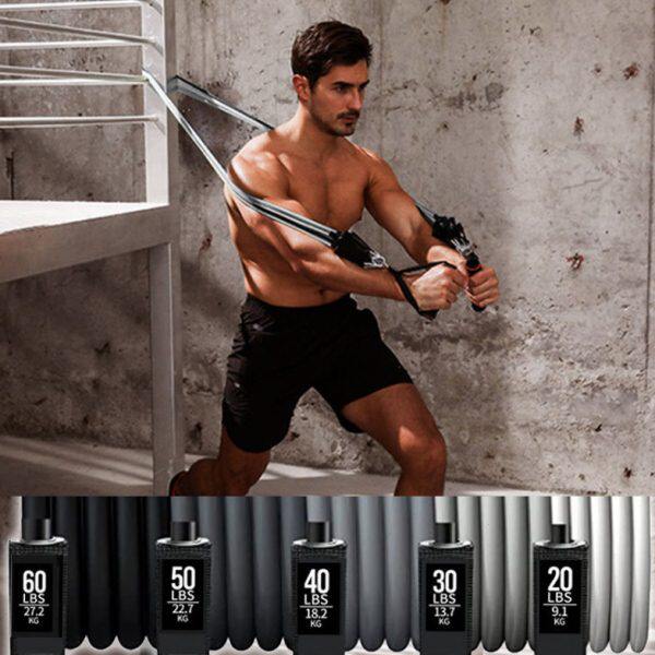 胸阻力带男士拉力绳乳胶拉力器橡胶训练器材肌塑身减肥健身