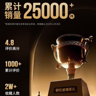 茶几办公室极简茶桌轻奢现代简约桌子小户型钢化玻璃茶几客厅家用