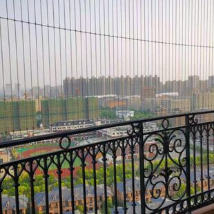 不锈钢飘窗儿童丝窗户护栏网阳台防盗网徐州安全层高隐形防护网