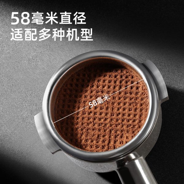 HERO无底手柄意式咖啡机58mm胡桃木质手柄不锈钢无底萃取手柄