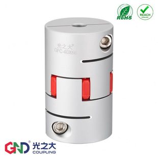 DEP11梅花联轴器GFC大扭矩步进伺服马达丝杆数控机车床弹性连轴器