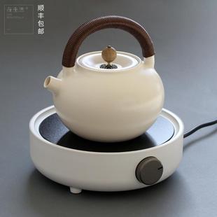 台湾宜龙简约迷你耐热玻璃壶电陶炉烧水壶泡茶专用电热炉煮茶家用