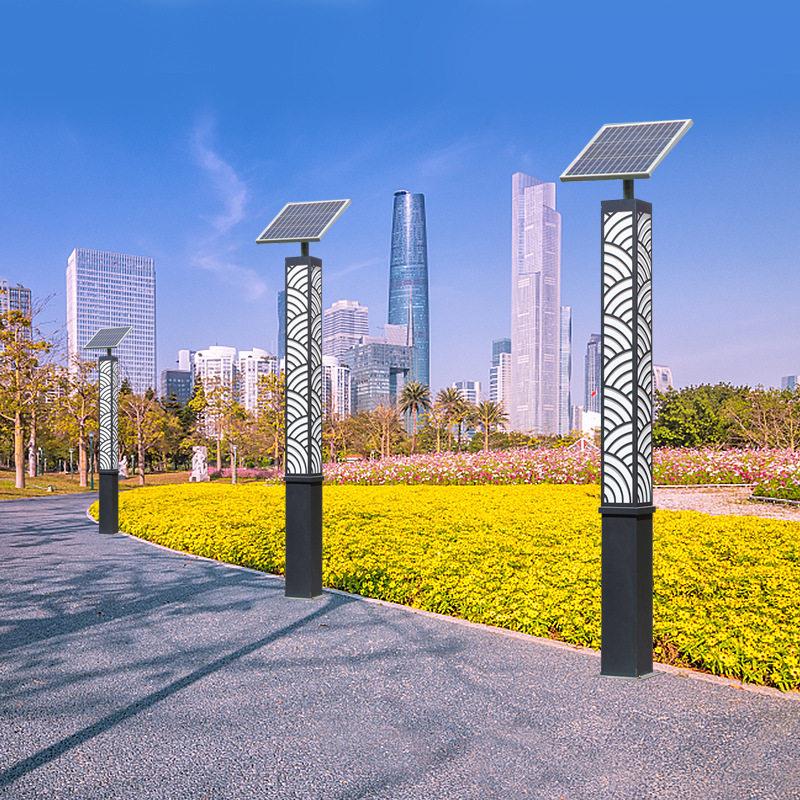 led太阳能庭院灯广场小区市电工程道路灯方形中式欧式led灯