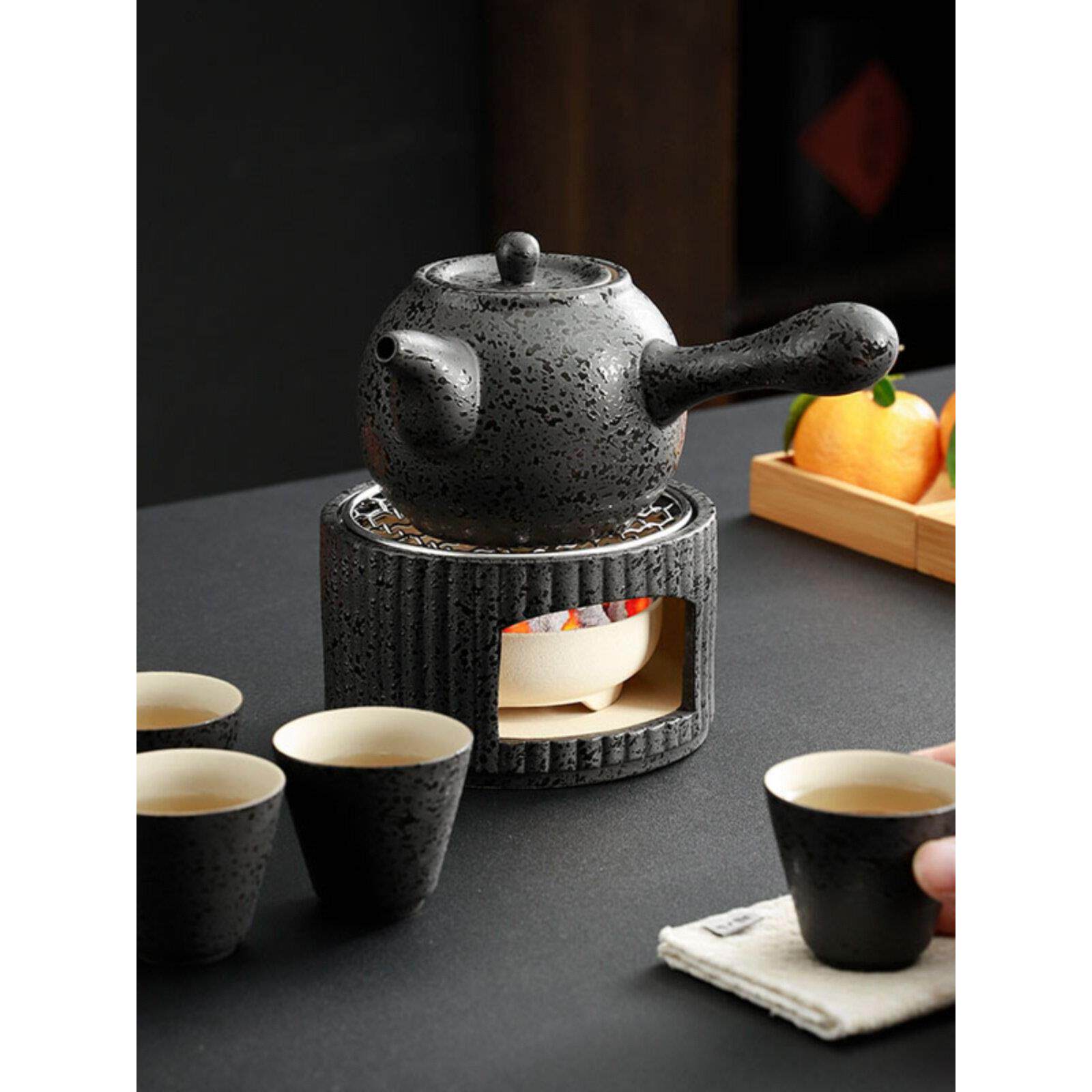 围炉煮茶，室内家用小炉，两用碳炉，酒精暖茶炉，茶具，户外便携